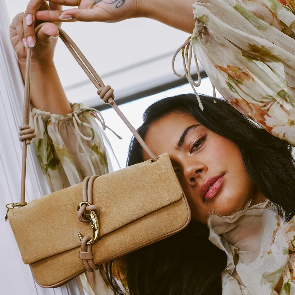 DOLCE VITA ALICE SUEDE SHOULDER BAG
